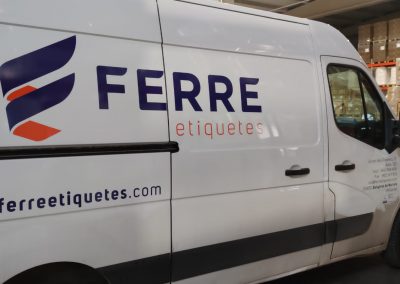 Ferre etiquetes vehículos